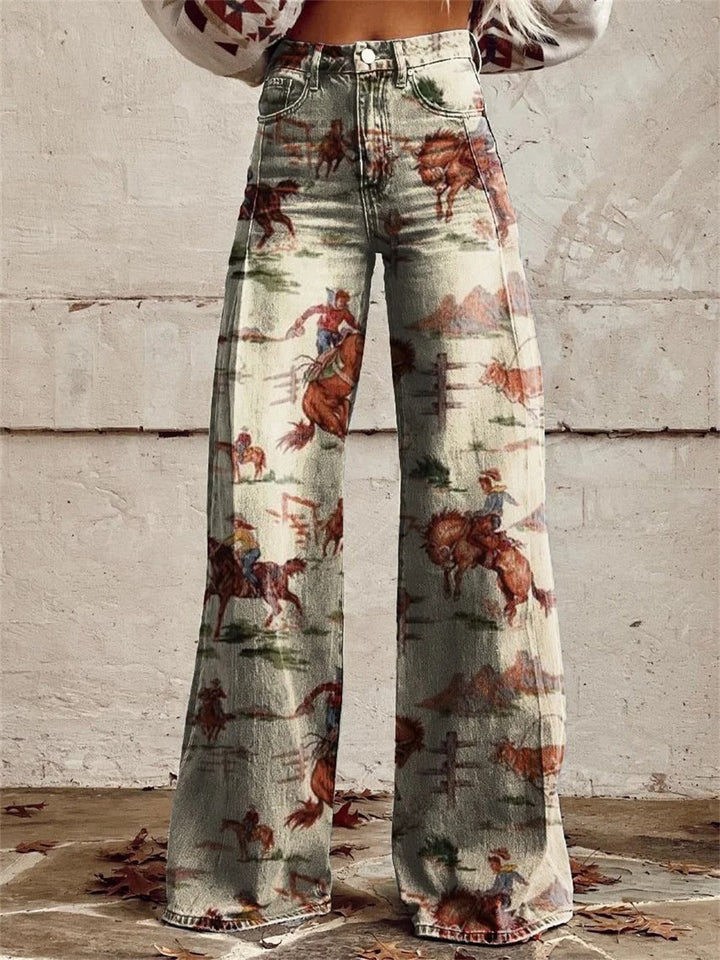 Penelope™ - Retro-Style Wide Leg Trousers