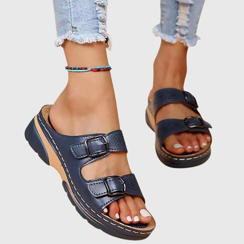 Diora™ | Premium Leather Orthopedic Sandals