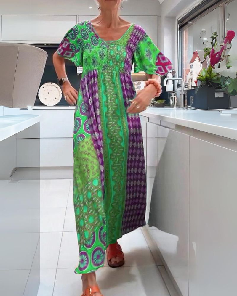 Cindy | Vibrant Bohemian Dress