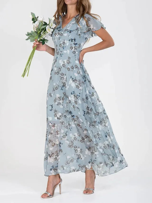 Jessa | Floral Breeze Maxi Dress