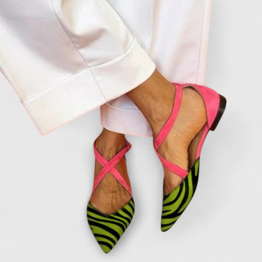 Khreysa | Stylish Strappy Ballerina Flats
