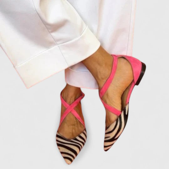 Khreysa | Stylish Strappy Ballerina Flats