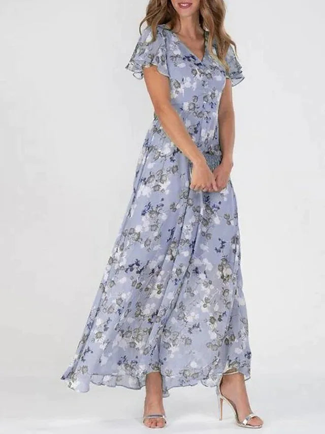 Jessa | Floral Breeze Maxi Dress