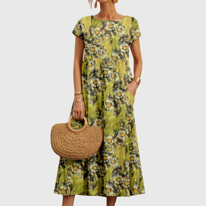 Valencia | Elegant Floral Dress
