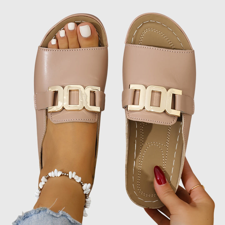 Kathryn™ | Cozy Buckle Sandals