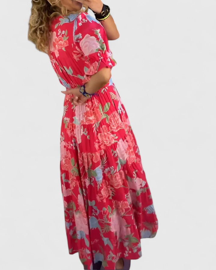 Minelda | Elegant Floral Dress