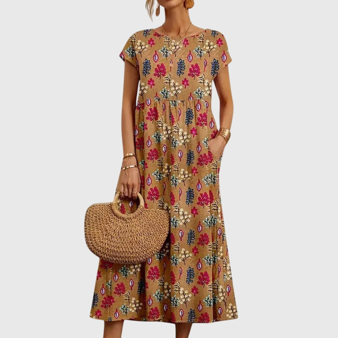 Valencia | Elegant Floral Dress
