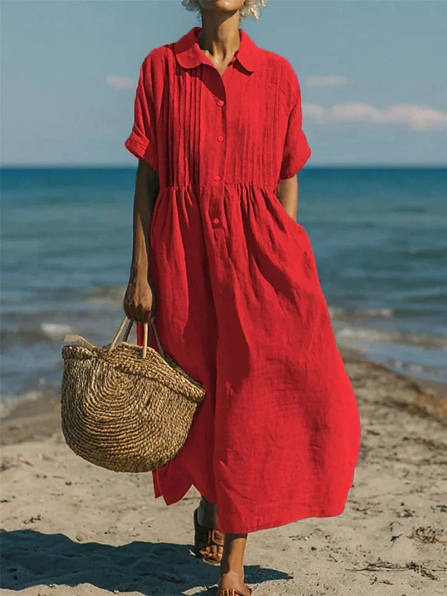 Linda | Classic Button-Up Dress