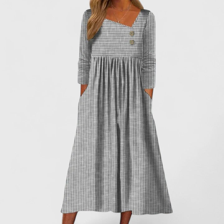 Cleomarie | Midi-Length Dress