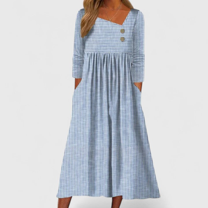 Cleomarie | Midi-Length Dress