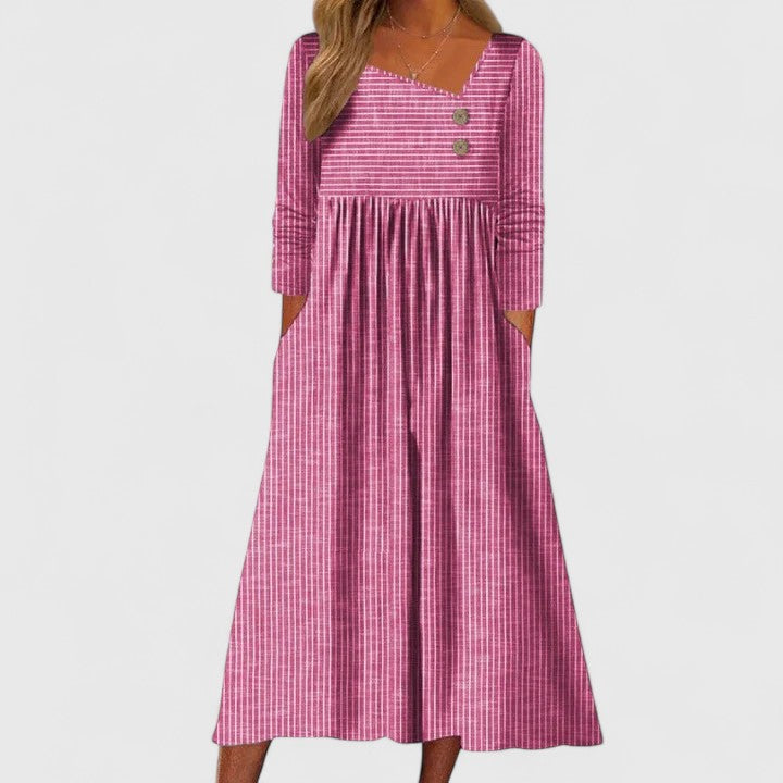 Cleomarie | Midi-Length Dress