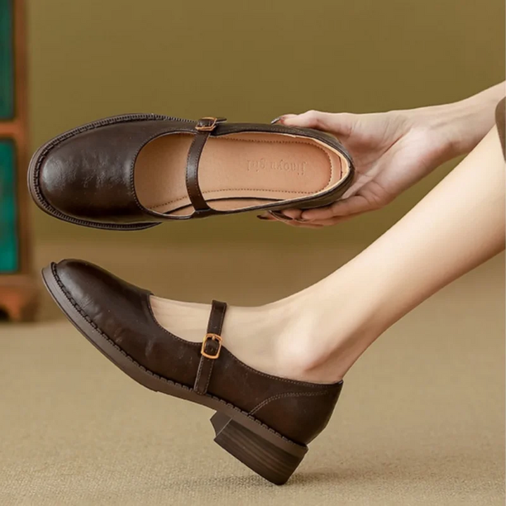 Annie | Timeless Leather Mary Jane Shoes for Ultimate Comfort