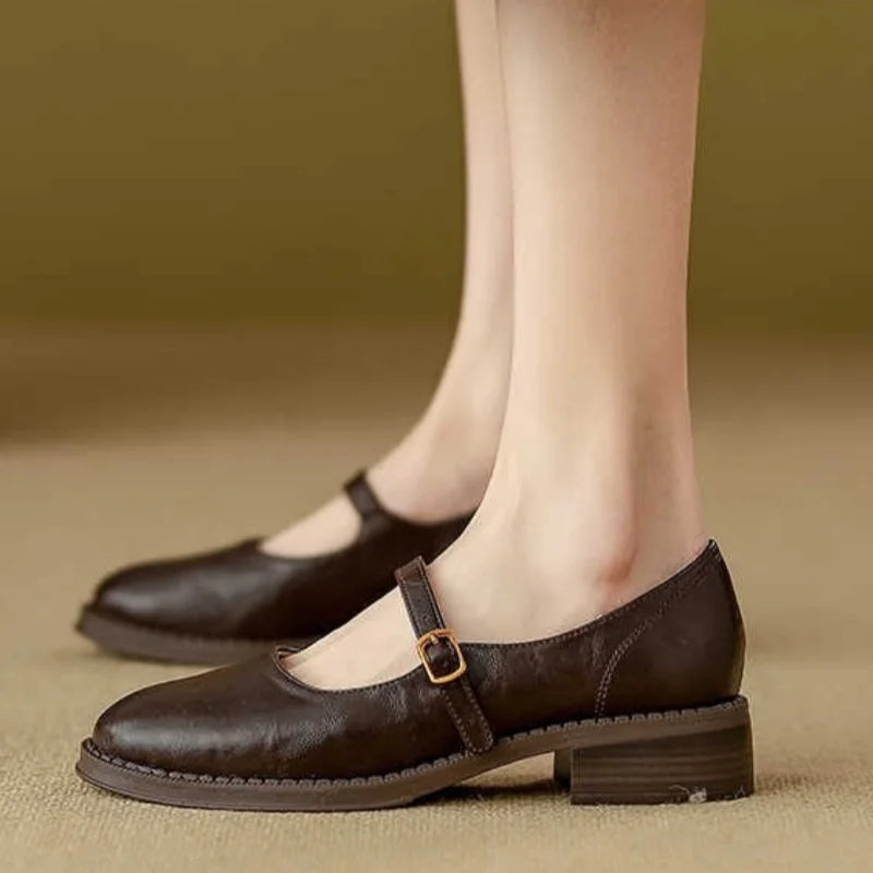 Annie | Timeless Leather Mary Jane Shoes for Ultimate Comfort