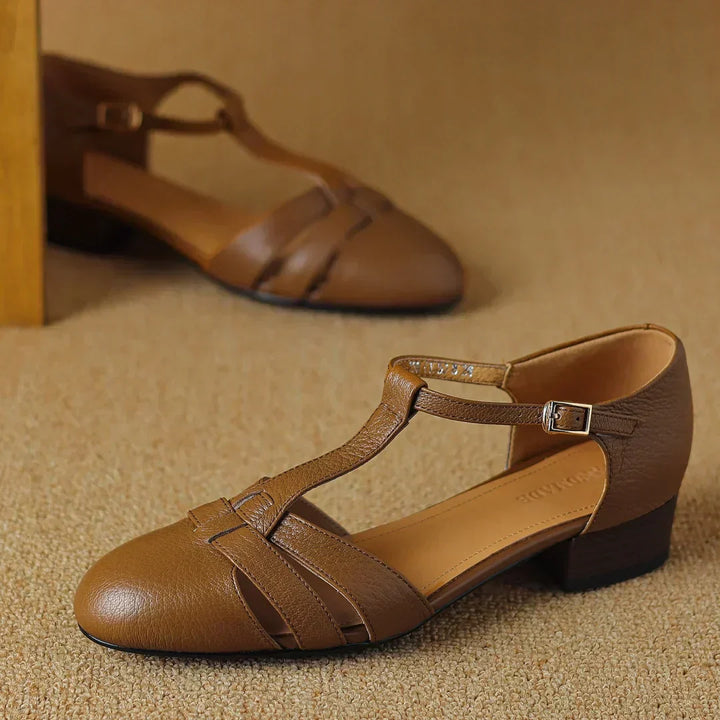 Annie | T-Bar Flat Shoes