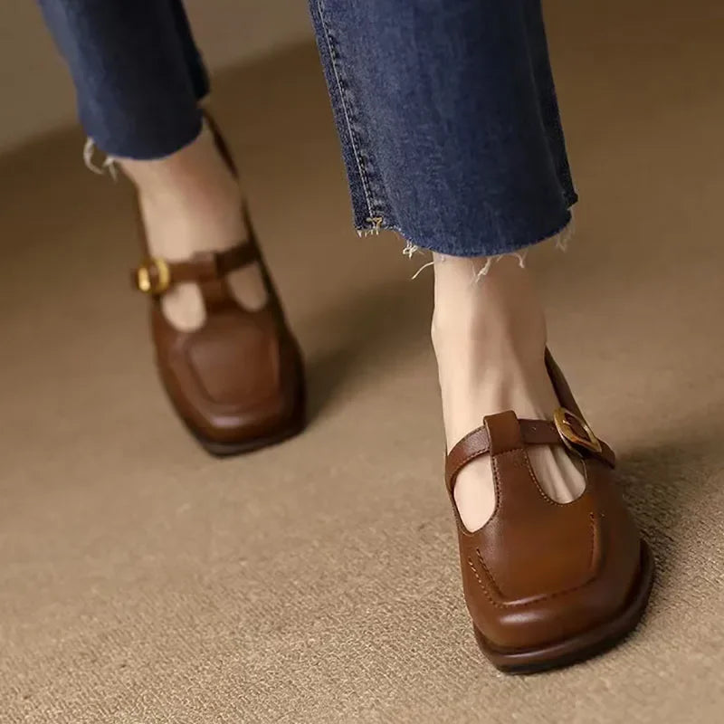 Annie | T-Strap Sandals for Women