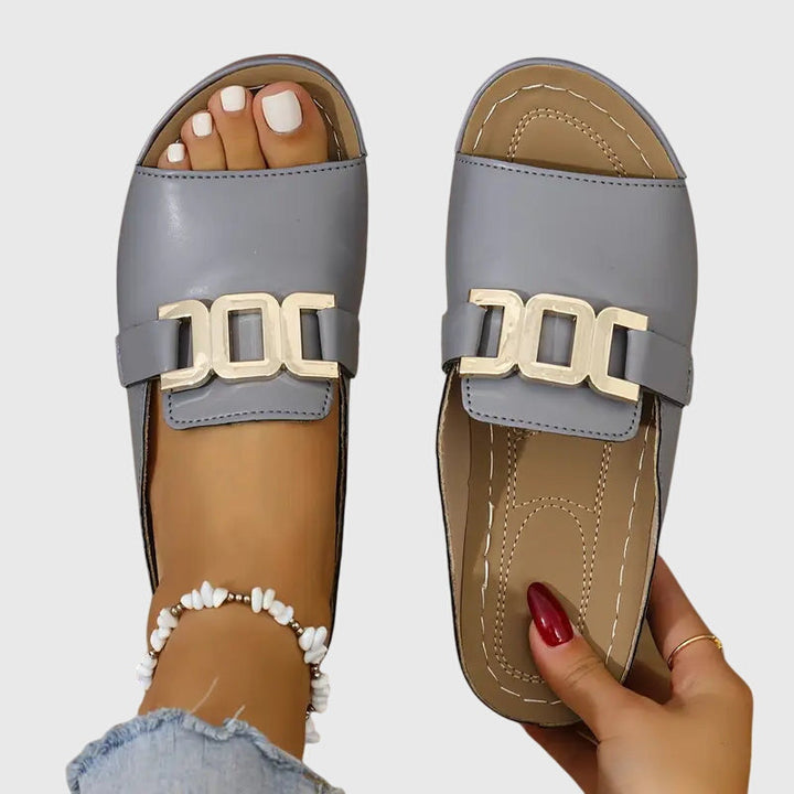 Kathryn™ | Cozy Buckle Sandals