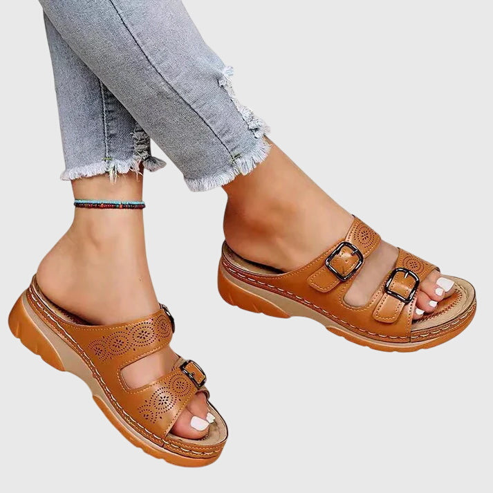 Diora™ | Premium Leather Orthopedic Sandals
