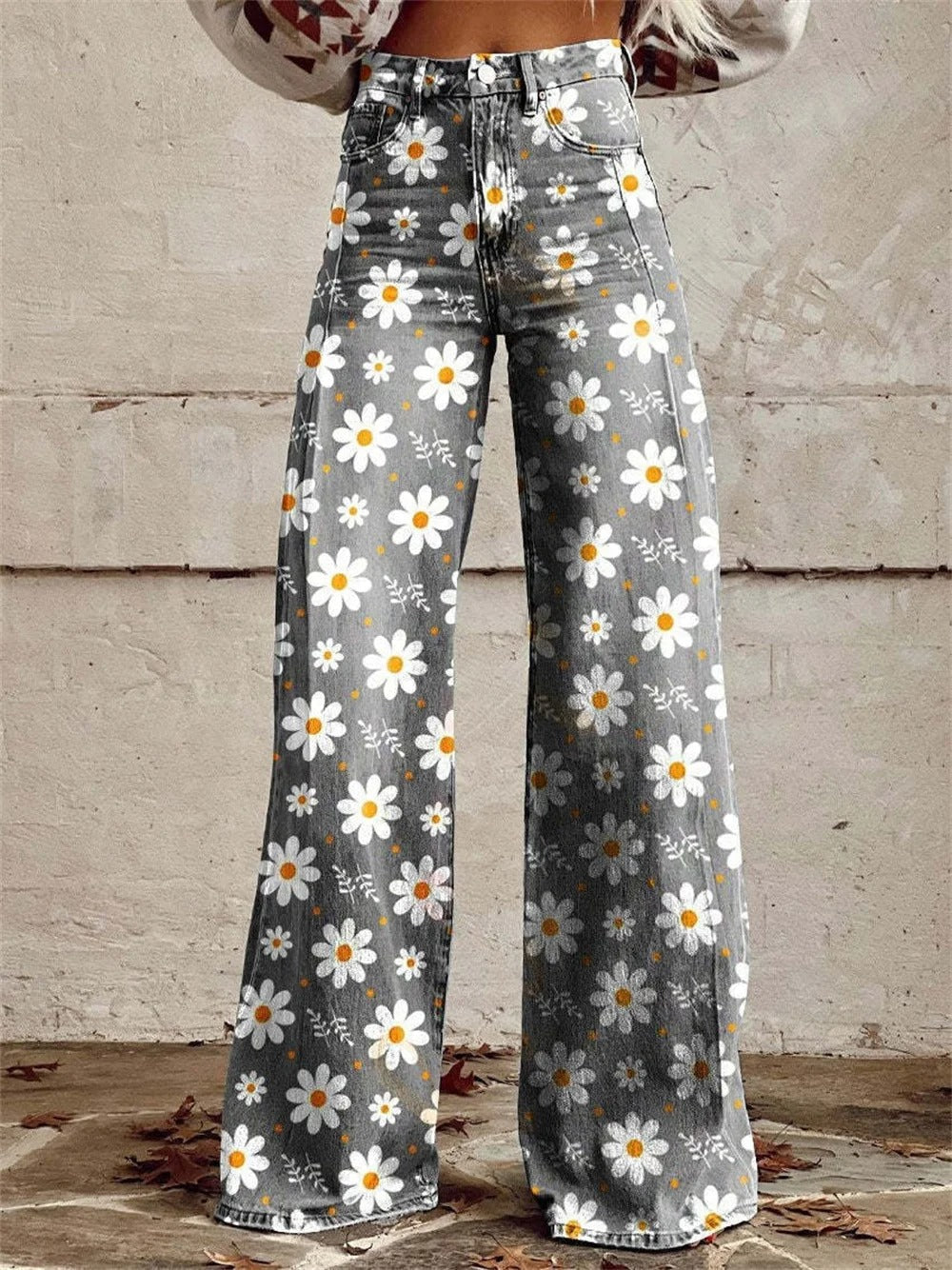 Charlotte™ - Vibrant Floral Print Wide Leg Pants for Ultimate Comfort
