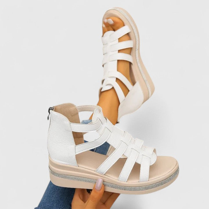 Kendall | Strass-Embellished Orthopedic Sandals